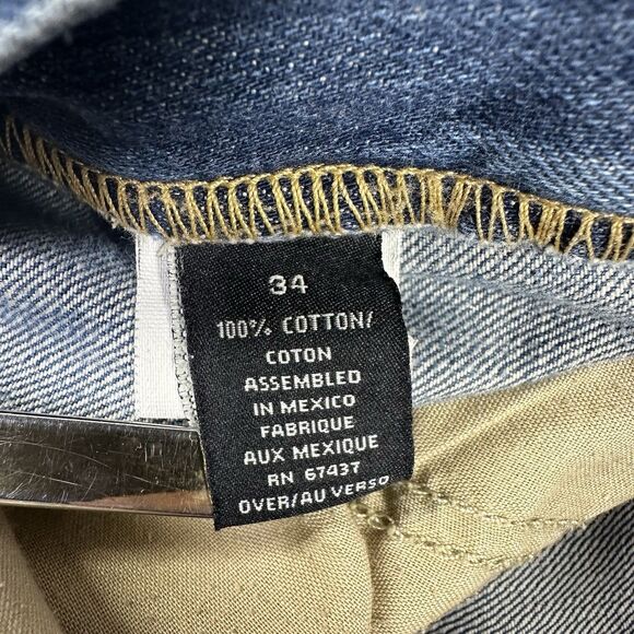 Polo Ralph Lauren Men's Hayden Relaxed Fit Straight Leg Blue Denim Jeans 32x28.5 - Picture 4 of 11